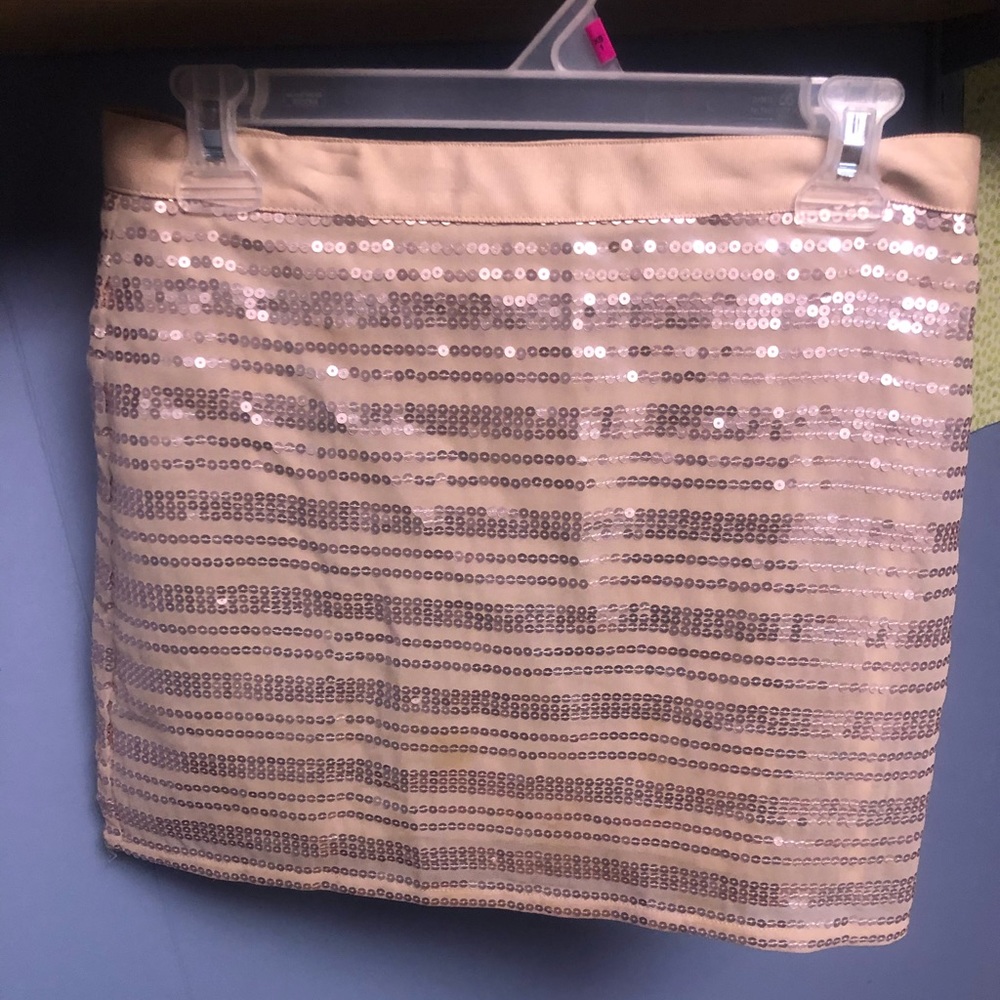 Sequin mini skirt